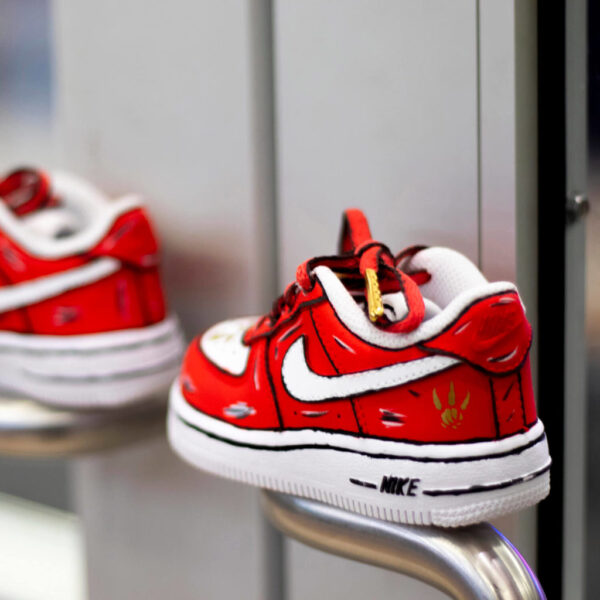 Toronto Raptors Nike AF1 – KIDS SHOE - Premium Hand Painted Custom All Children’s Sizes available
